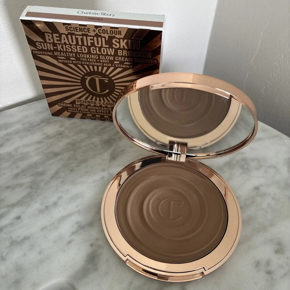 Charlotte Tilbury Sun-Kissed Glow Cream Bronzer 1 Fair/Pale 0.74oz
